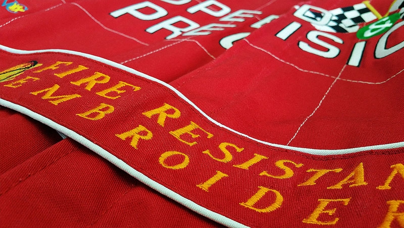 Fire Resistant Embroidery