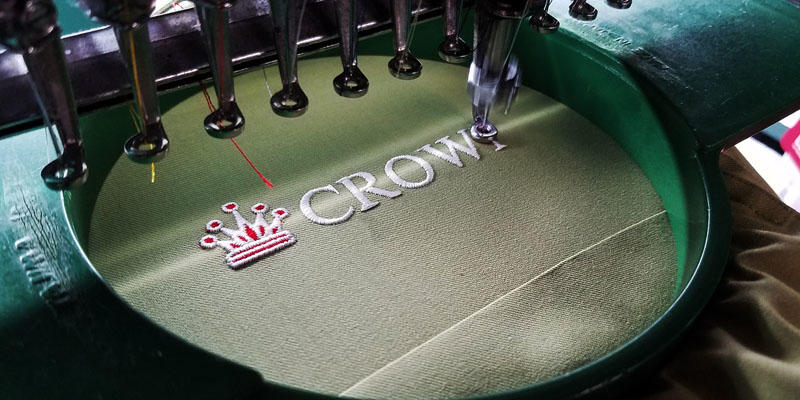One important note about custom embroidery 